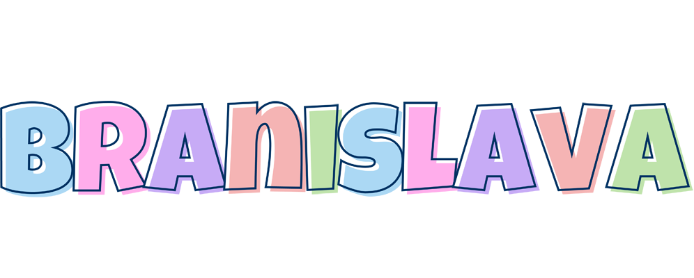 Branislava pastel logo