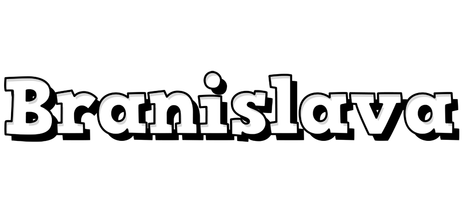 Branislava snowing logo