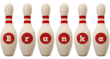 Branka bowling-pin logo