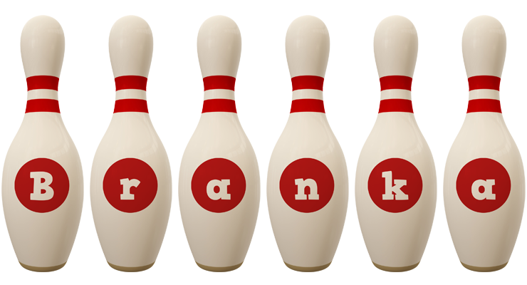 Branka bowling-pin logo