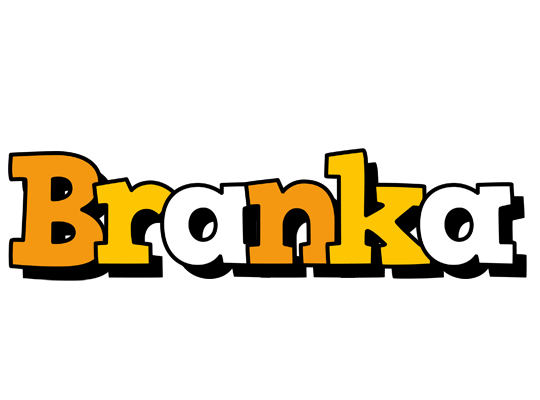Branka cartoon logo