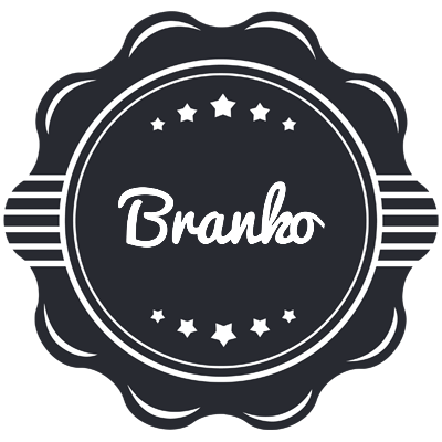 Branko badge logo