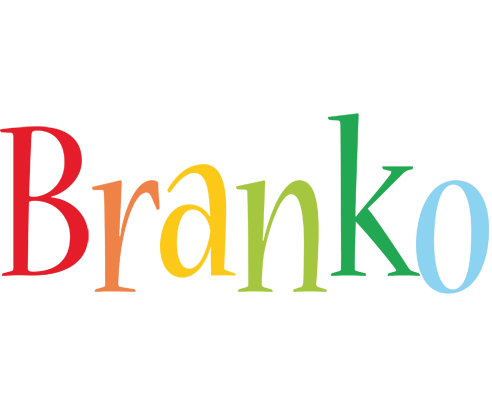 Branko birthday logo