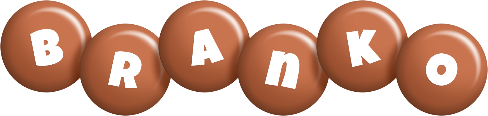 Branko candy-brown logo