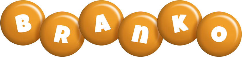 Branko candy-orange logo