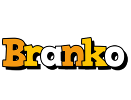 Branko cartoon logo