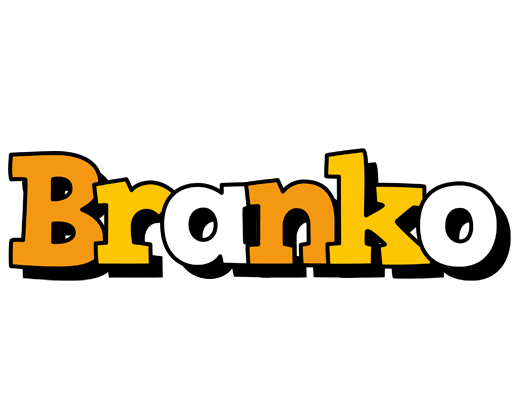 Branko cartoon logo