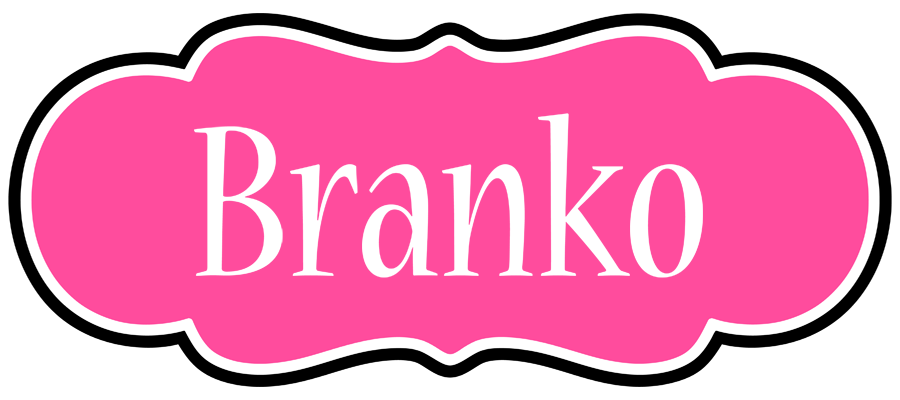 Branko invitation logo