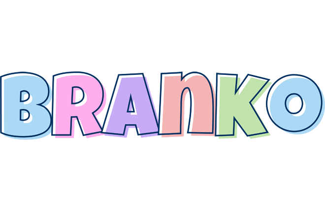 Branko pastel logo