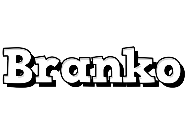 Branko snowing logo