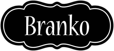 Branko welcome logo