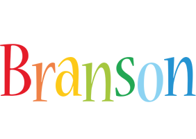 Branson birthday logo