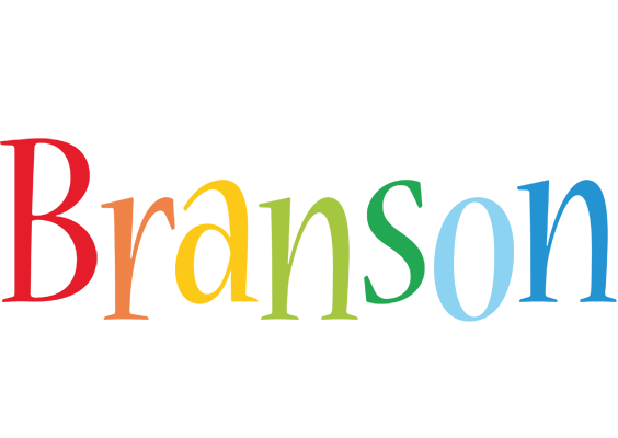 Branson birthday logo