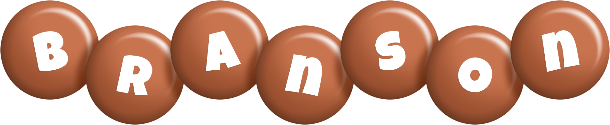 Branson candy-brown logo