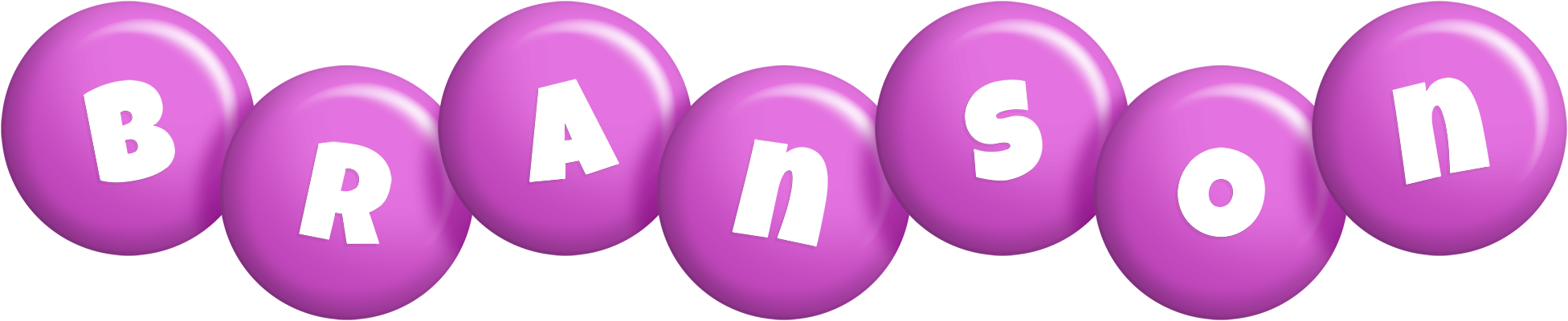 Branson candy-purple logo