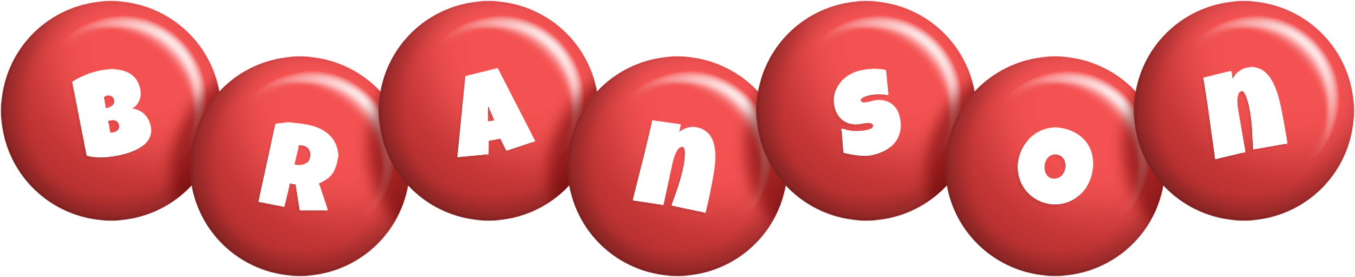 Branson candy-red logo