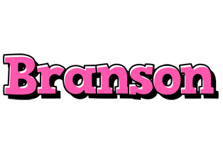 Branson girlish logo