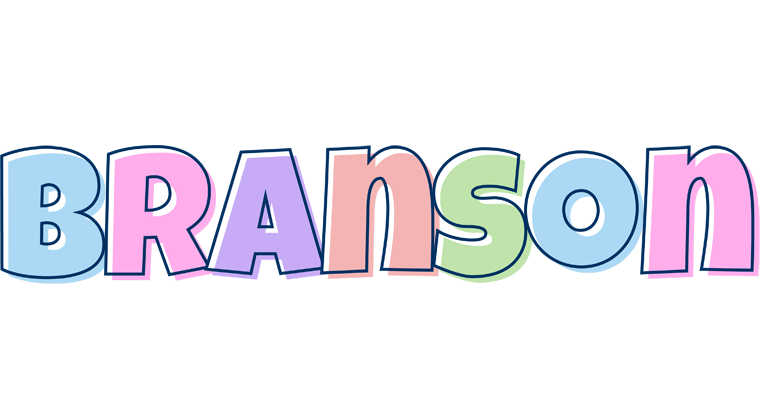 Branson pastel logo