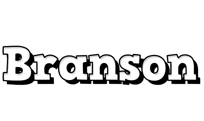 Branson snowing logo