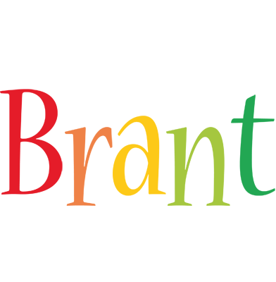 Brant birthday logo