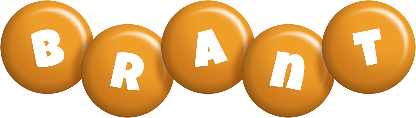 Brant candy-orange logo