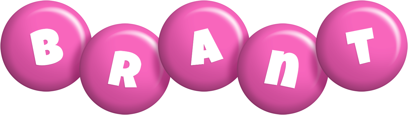 Brant candy-pink logo