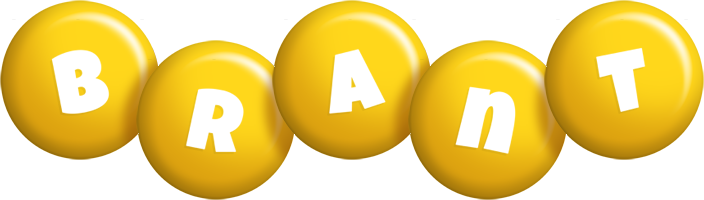 Brant candy-yellow logo