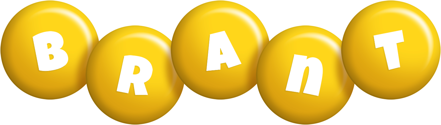 Brant candy-yellow logo