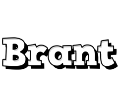 Brant snowing logo