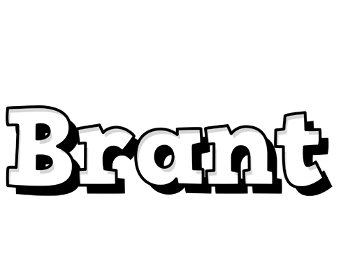 Brant snowing logo