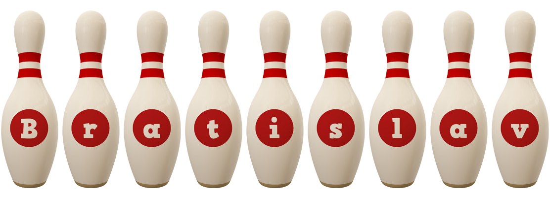 Bratislav bowling-pin logo