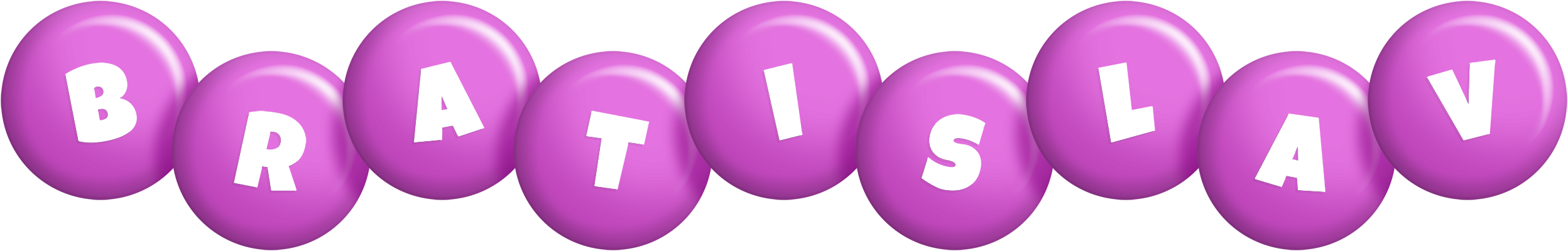 Bratislav candy-purple logo