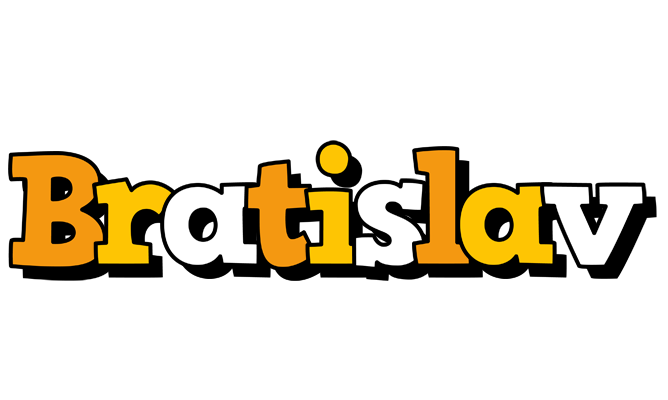 Bratislav cartoon logo