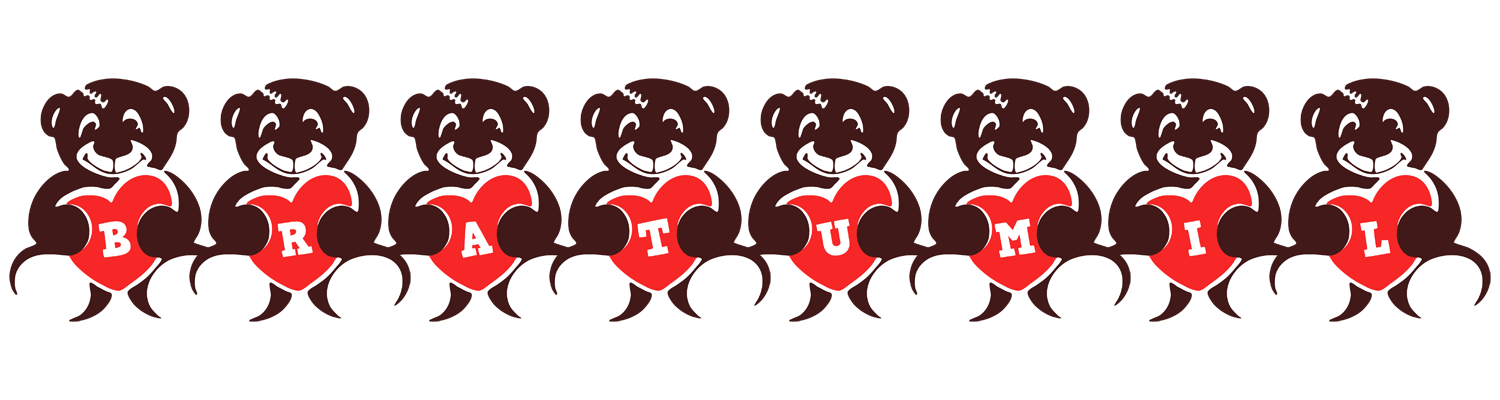 Bratumil bear logo
