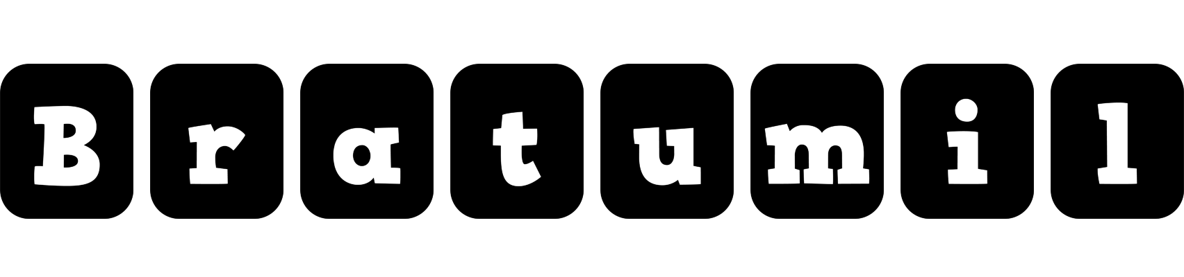Bratumil box logo