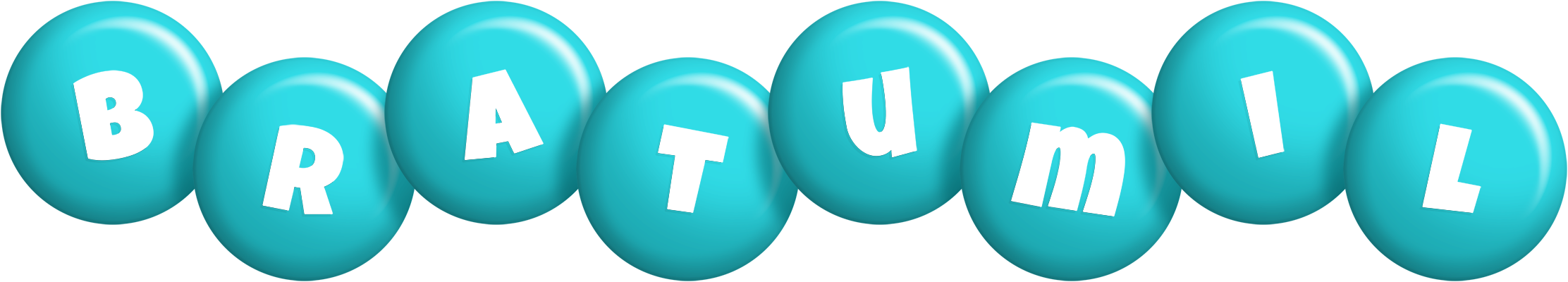 Bratumil candy-azur logo