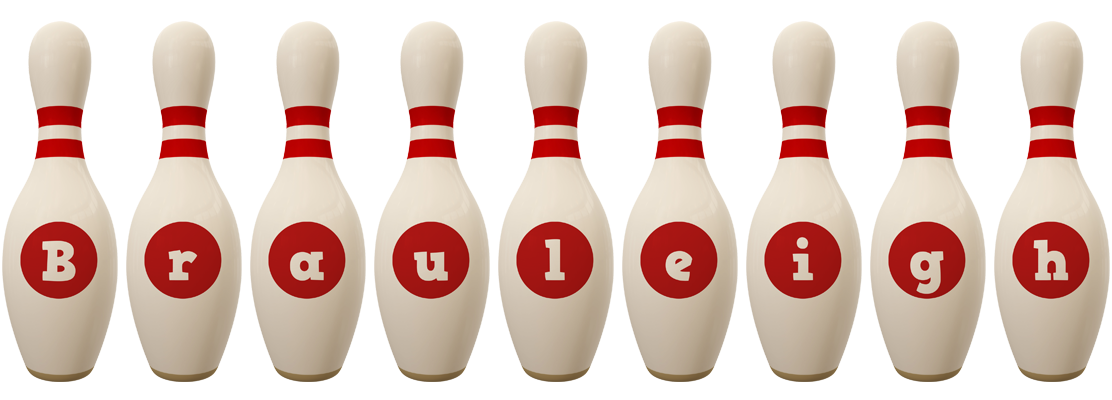 Brauleigh bowling-pin logo
