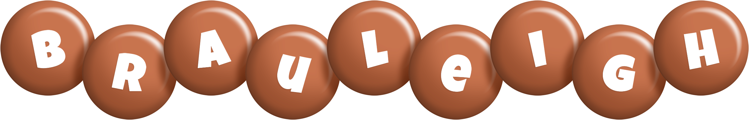 Brauleigh candy-brown logo