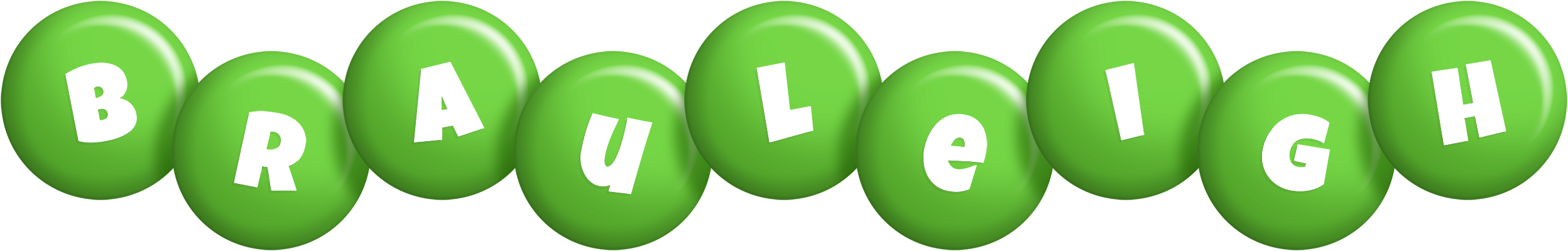 Brauleigh candy-green logo