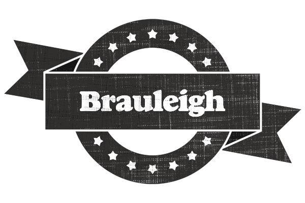Brauleigh grunge logo