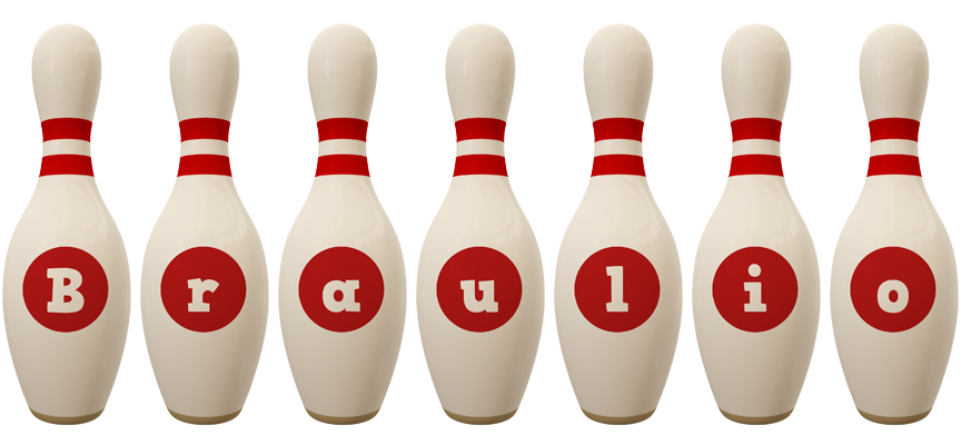 Braulio bowling-pin logo