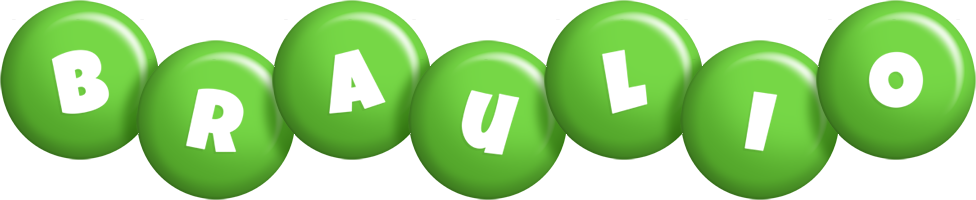 Braulio candy-green logo