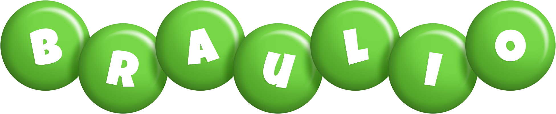 Braulio candy-green logo