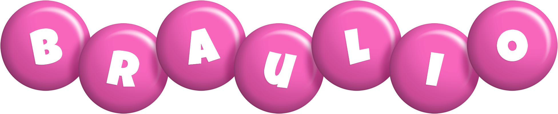 Braulio candy-pink logo