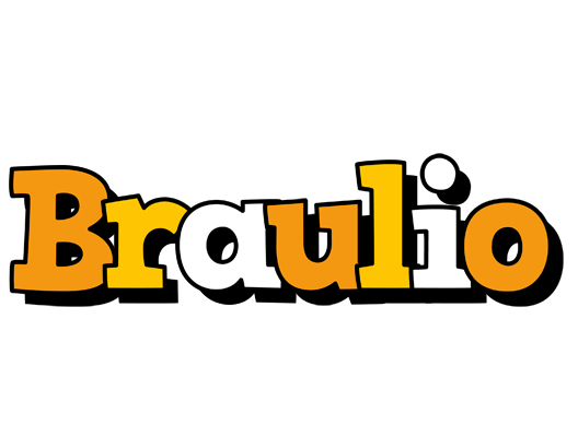 Braulio cartoon logo