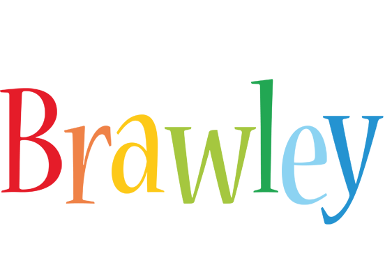 Brawley birthday logo