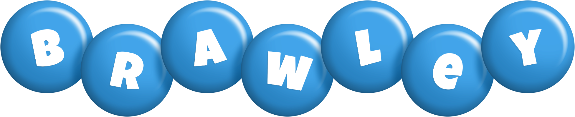 Brawley candy-blue logo