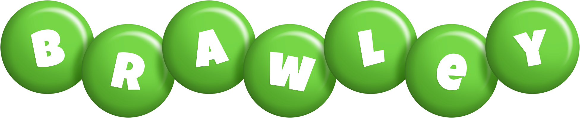 Brawley candy-green logo