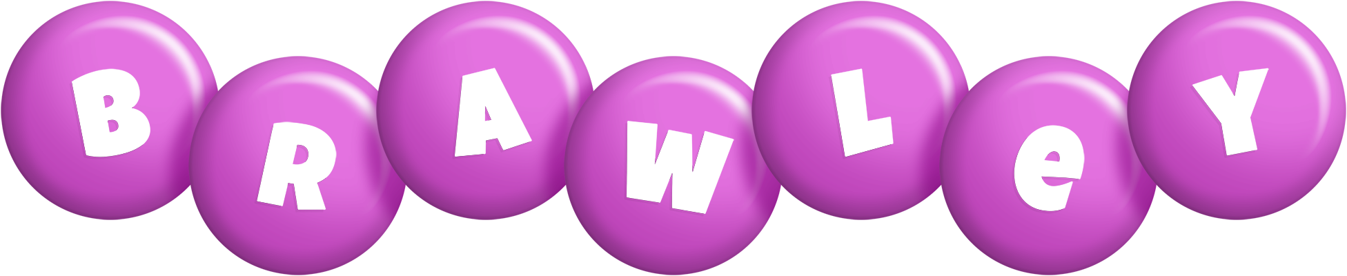 Brawley candy-purple logo