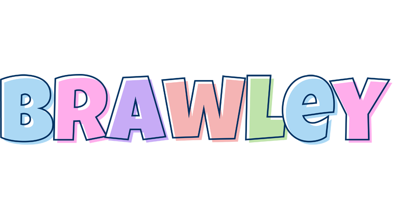 Brawley pastel logo